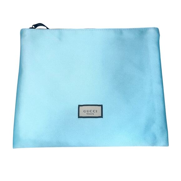 Gucci Handbags - Brand new Gucci Beauty Teal Makeup Pouch GWP
